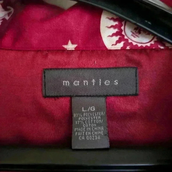 Mantles celestial pj set top and bottoms size large - Picture 5 of 6